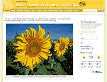Tablet Screenshot of bouldercountybeekeepers.org